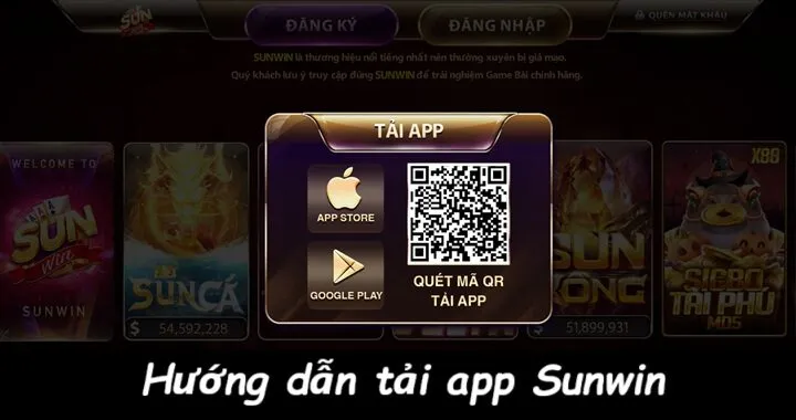 Hướng dẫn tải app Sunwin trên các dòng điện thoại